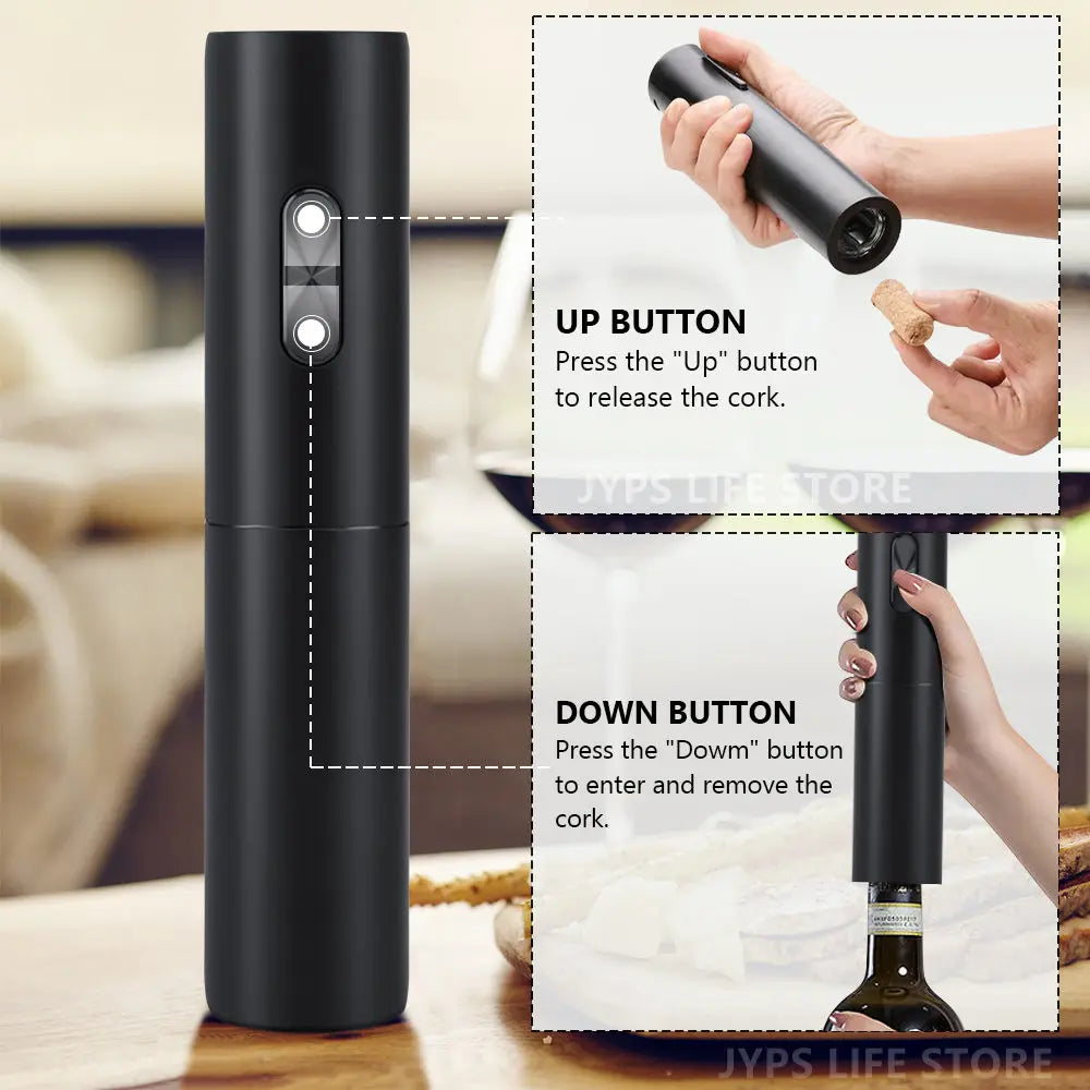 Electric Wine Opener with Foil Cutter