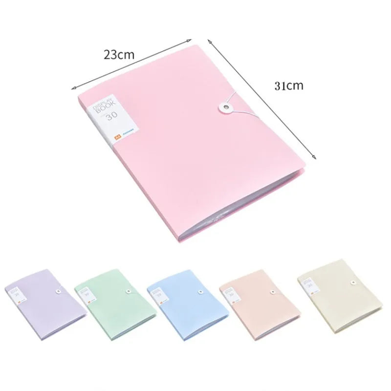 A4 File Folder Display Book Stationery