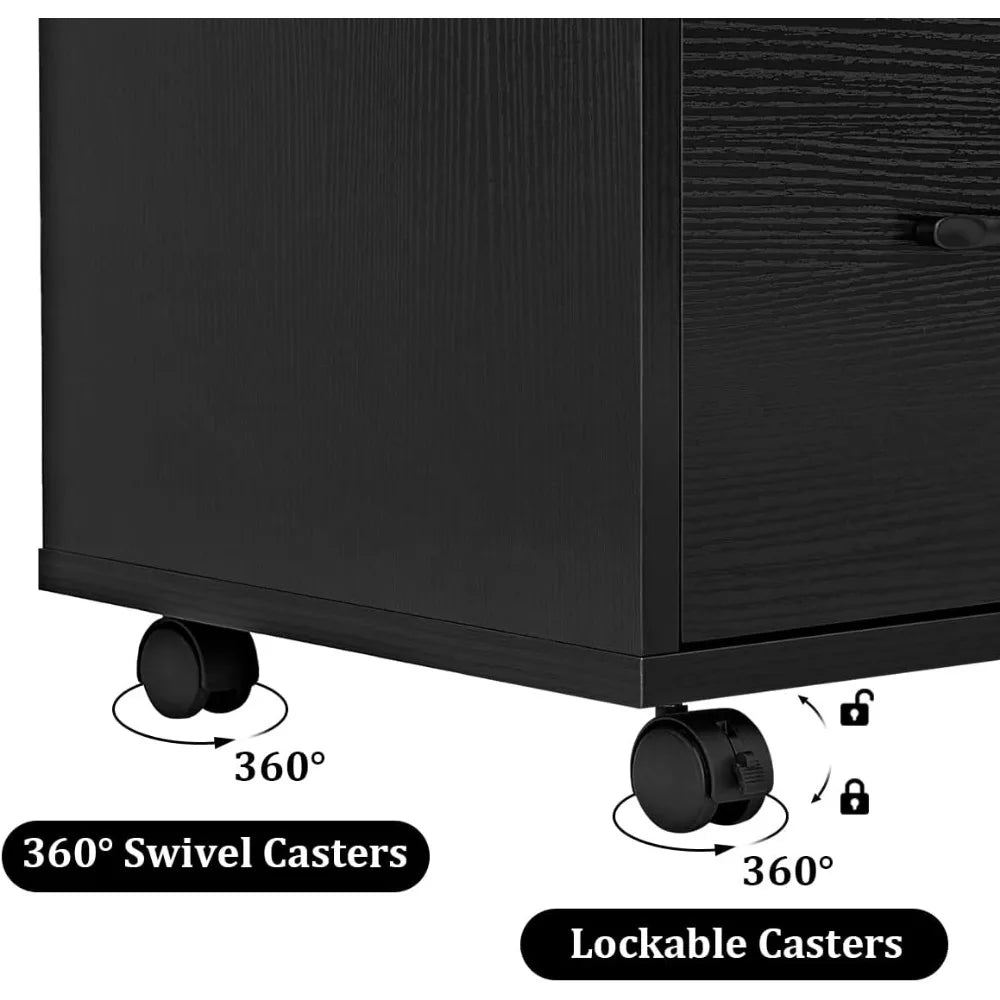 Mobile Lateral 3 Drawer Office File Cabinets