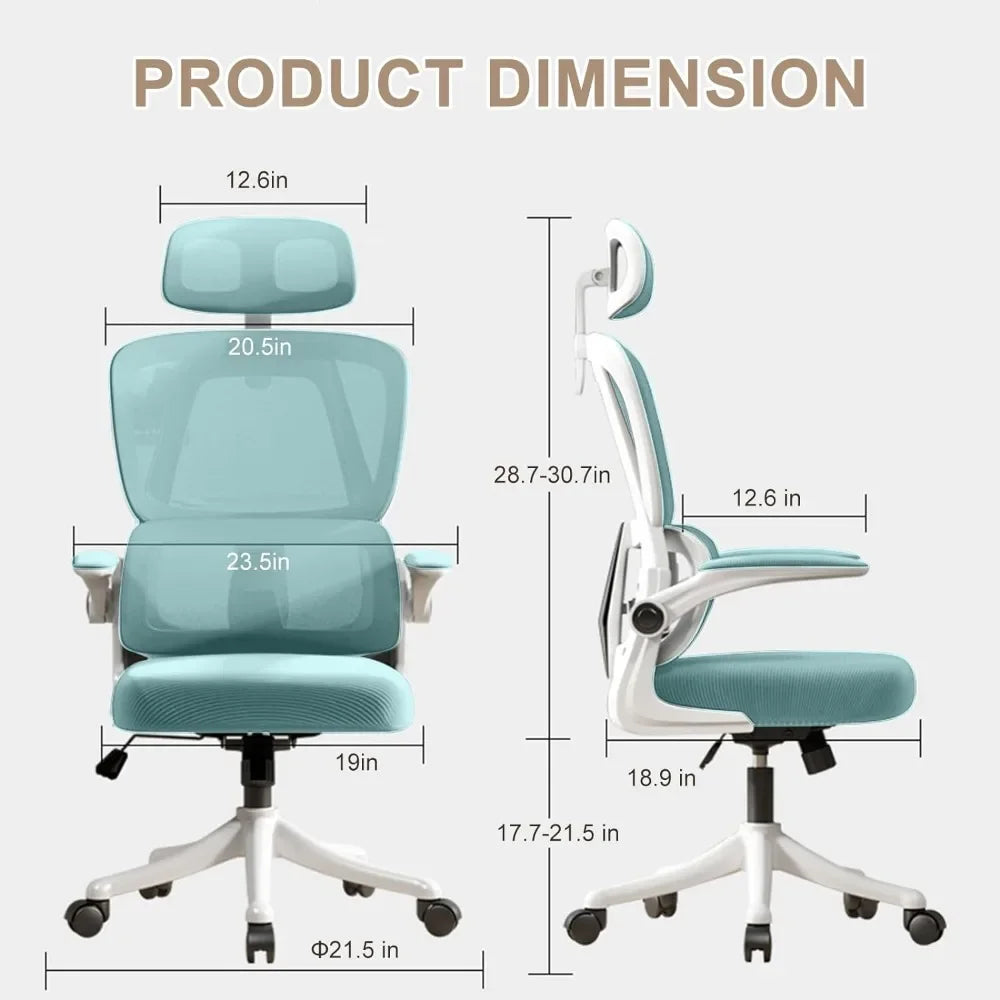 High Back  Ergonomic Office Chair With Lumbar Support