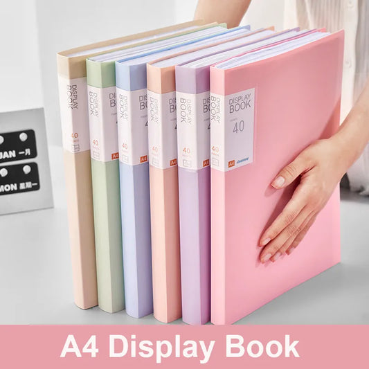 A4 File Folder Display Book Stationery